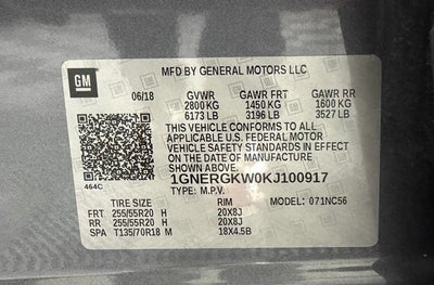 2019 Chevrolet Traverse LT Cloth