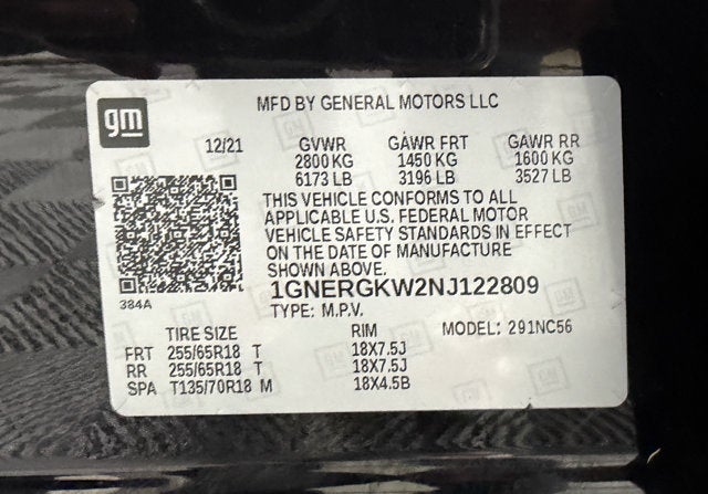 2022 Chevrolet Traverse LT Cloth