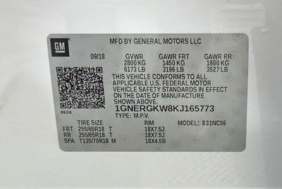 2019 Chevrolet Traverse LT Cloth