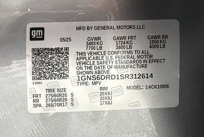 2025 Chevrolet Suburban Z71