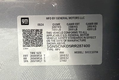 2024 Chevrolet Tahoe LT