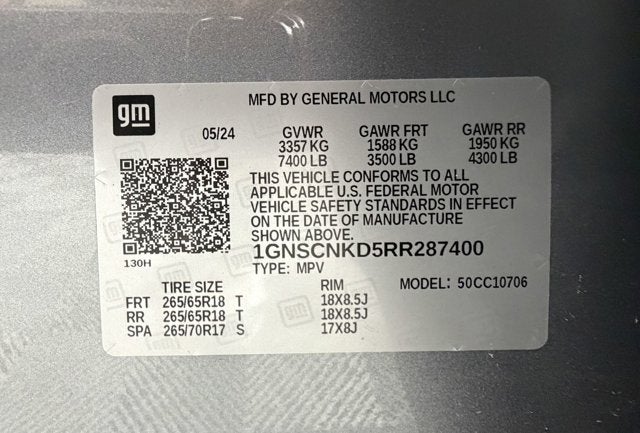 2024 Chevrolet Tahoe LT
