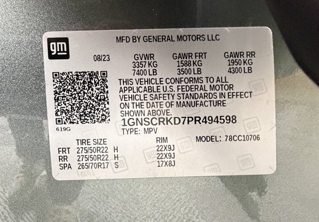 2023 Chevrolet Tahoe RST