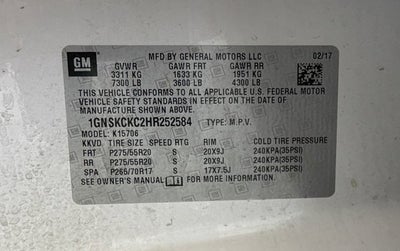 2017 Chevrolet Tahoe Premier