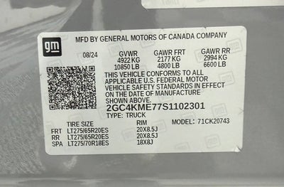 2025 Chevrolet Silverado 2500HD Custom