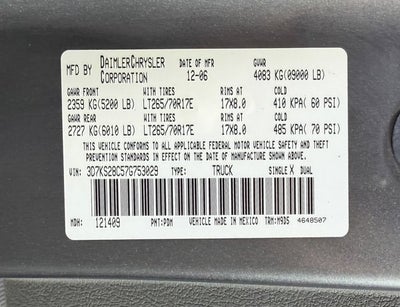 2007 Dodge Ram 2500 SLT