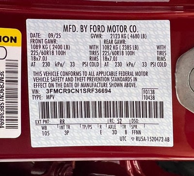 2025 Ford Bronco Sport Outer Banks