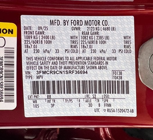 2025 Ford Bronco Sport Outer Banks