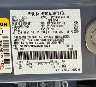 2025 Ford Bronco Sport Outer Banks