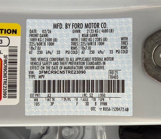 2026 Ford Bronco Sport Outer Banks