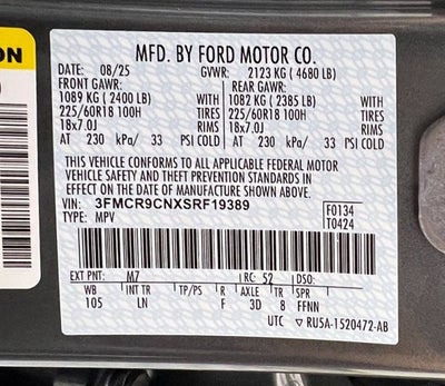 2025 Ford Bronco Sport Outer Banks