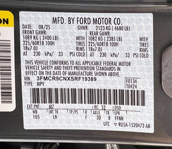 2025 Ford Bronco Sport Outer Banks