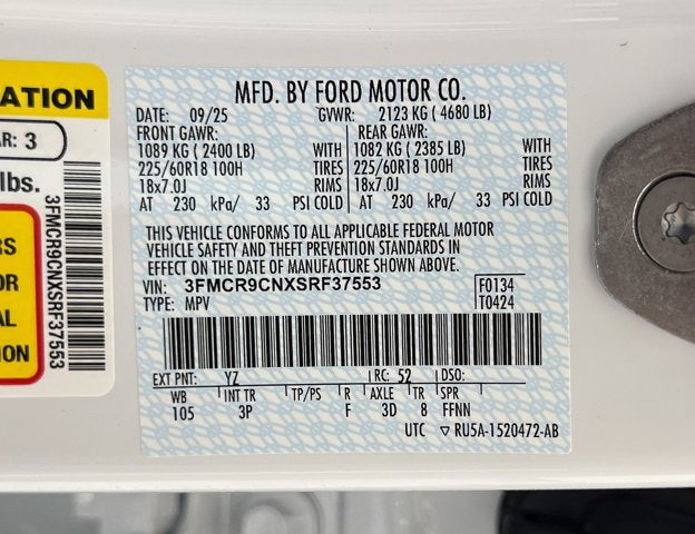 2025 Ford Bronco Sport Outer Banks