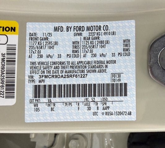 2025 Ford Bronco Sport Badlands