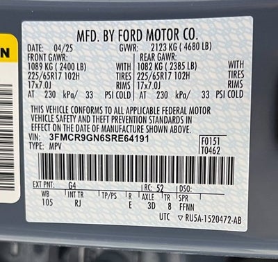 2025 Ford Bronco Sport Heritage