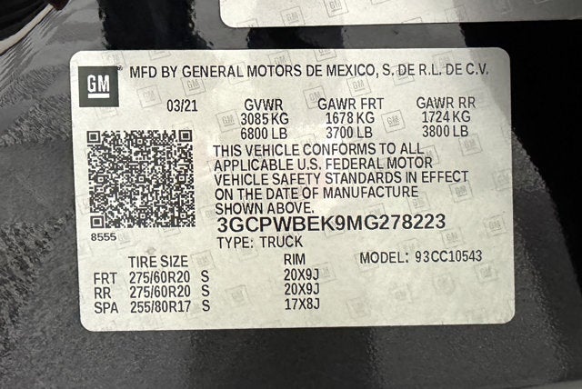 2021 Chevrolet Silverado 1500 Custom
