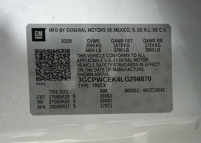 2020 Chevrolet Silverado 1500 LT