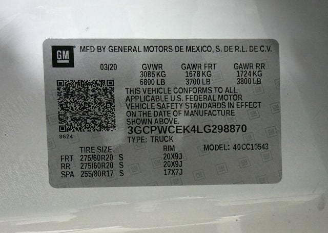 2020 Chevrolet Silverado 1500 LT