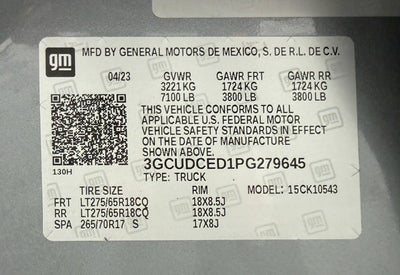 2023 Chevrolet Silverado 1500 Custom Trail Boss