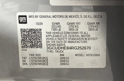 2024 Chevrolet Silverado 1500 ZR2