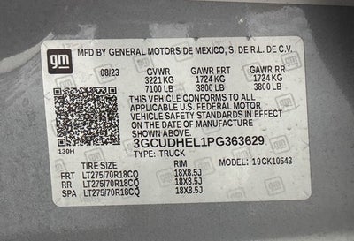 2023 Chevrolet Silverado 1500 ZR2
