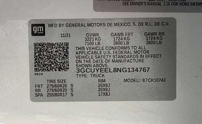 2022 Chevrolet Silverado 1500 LTD RST