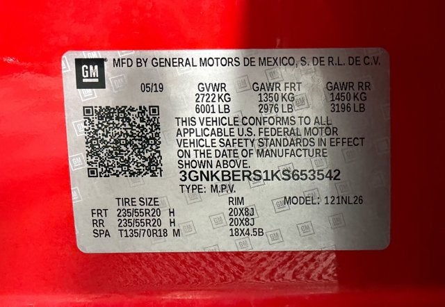 2019 Chevrolet Blazer RS