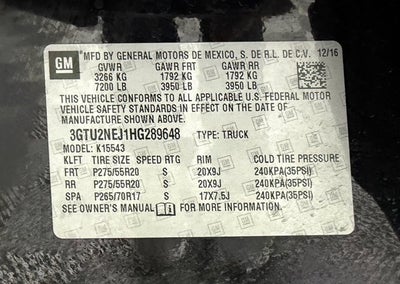 2017 GMC Sierra 1500 SLT