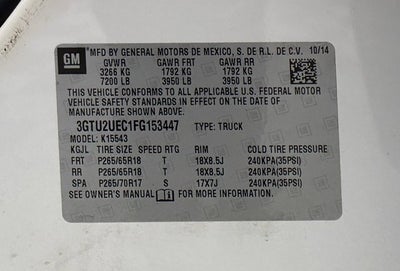 2015 GMC Sierra 1500 SLE