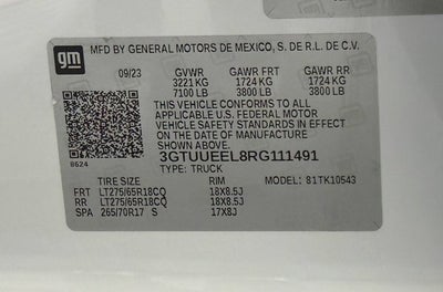 2024 GMC Sierra 1500 AT4