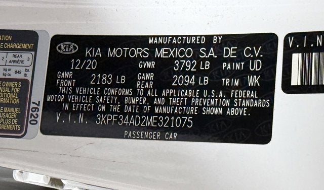 2021 Kia Forte GT-Line