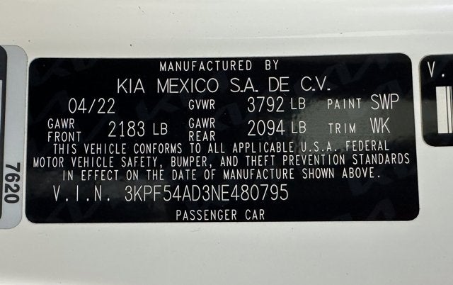 2022 Kia Forte GT-Line