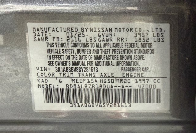 2025 Nissan Sentra S