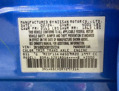 2024 Nissan Sentra SV