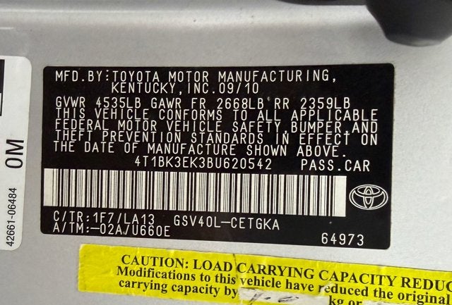 2011 Toyota Camry XLE