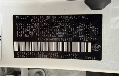 2023 Toyota Camry XSE