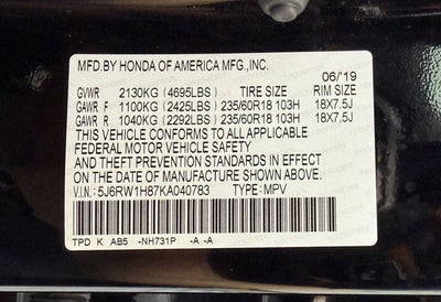 2019 Honda CR-V EX-L