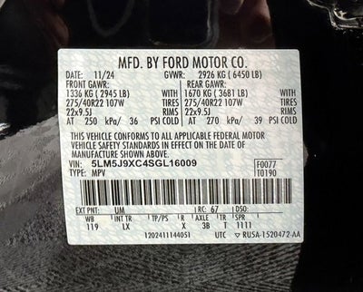 2025 Lincoln Aviator Black Label