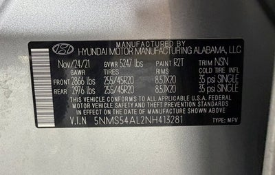 2022 Hyundai Santa Fe Calligraphy