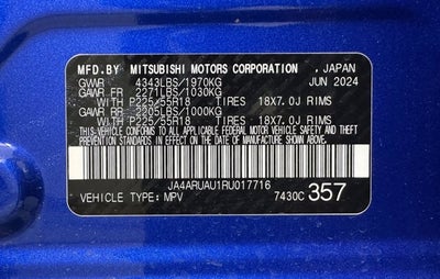 2024 Mitsubishi Outlander Sport 2.0 LE