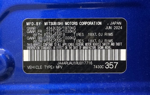 2024 Mitsubishi Outlander Sport 2.0 LE