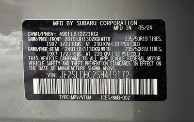 2025 Subaru Forester Sport