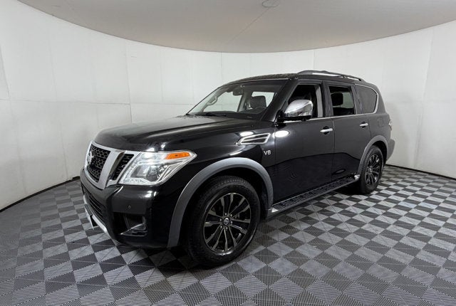 Used 2017 Nissan Armada Platinum with VIN JN8AY2NF7H9302080 for sale in Marlin, TX