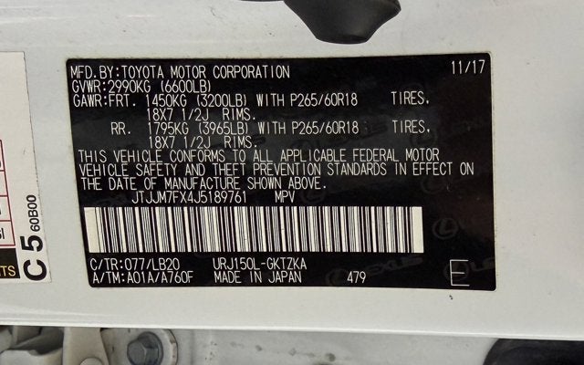 2018 Lexus GX GX 460 Luxury