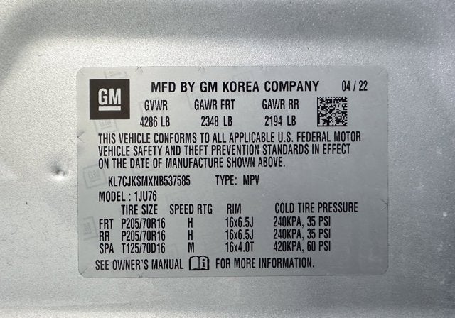 2022 Chevrolet Trax LS