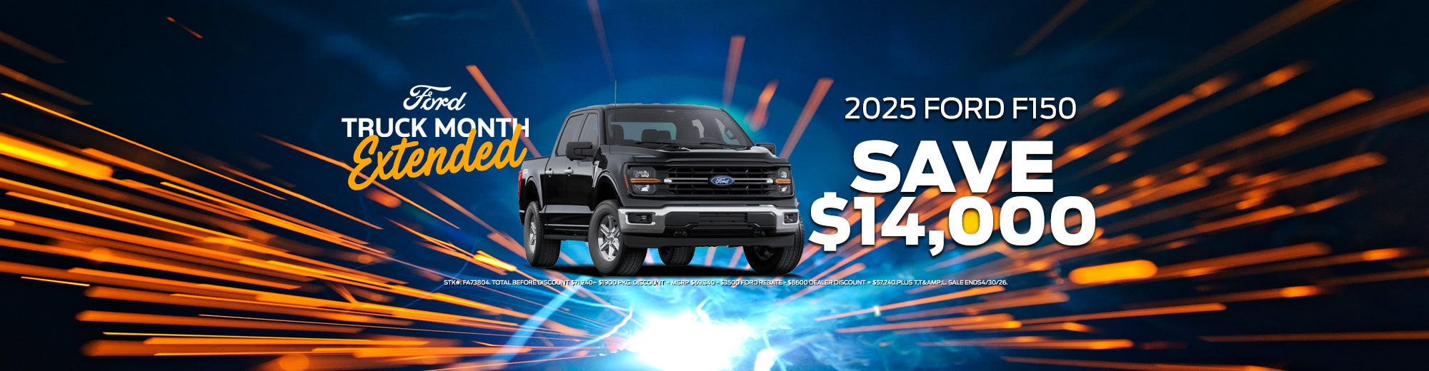 2025 Ford F150 Save $14,000
