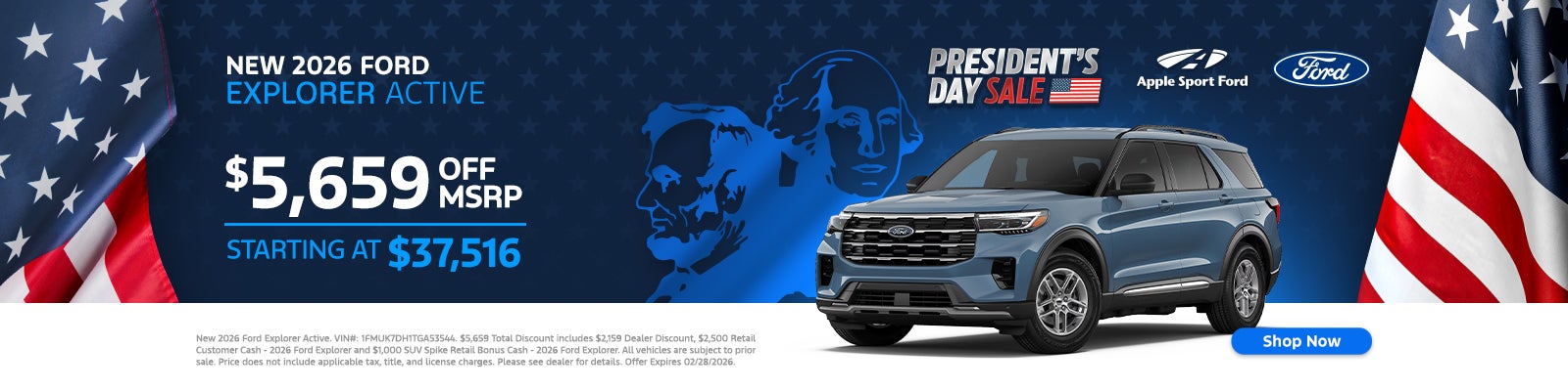 NEW 2026 FORD EXPLORER ACTIVE