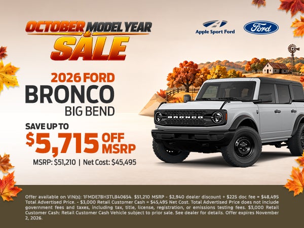 2026 FORD BRONCO BIG BEND