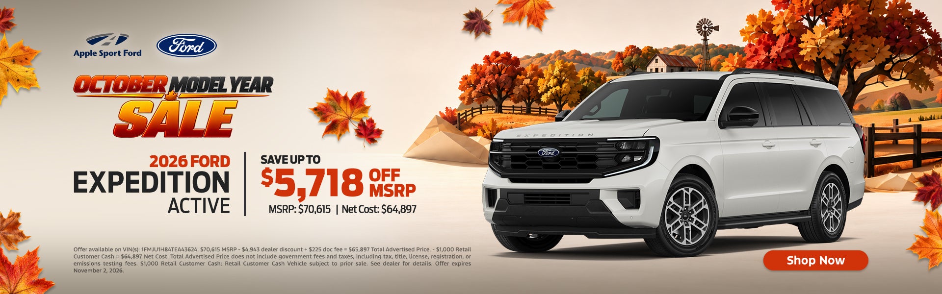 2026 FORD EXPEDITION ACTIVE