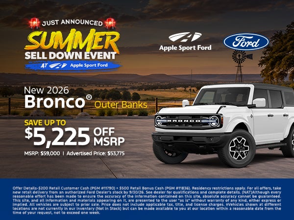 New 2026 Bronco Outer Banks